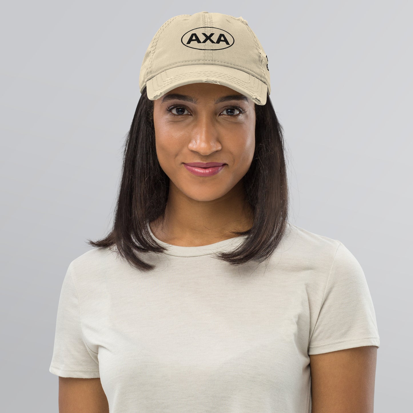 Anguilla AXA Euro Distressed Dad Hat