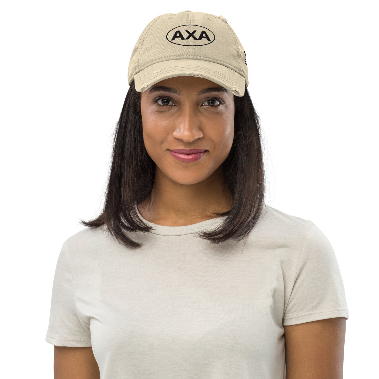 Anguilla AXA Euro Distressed Dad Hat