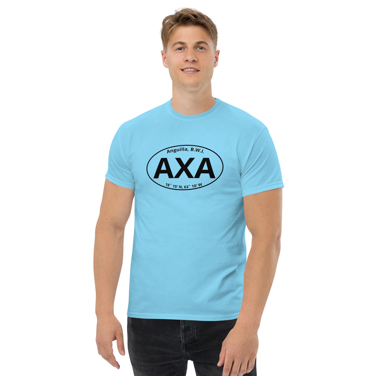 Anguilla AXA Euro Sticker Tee