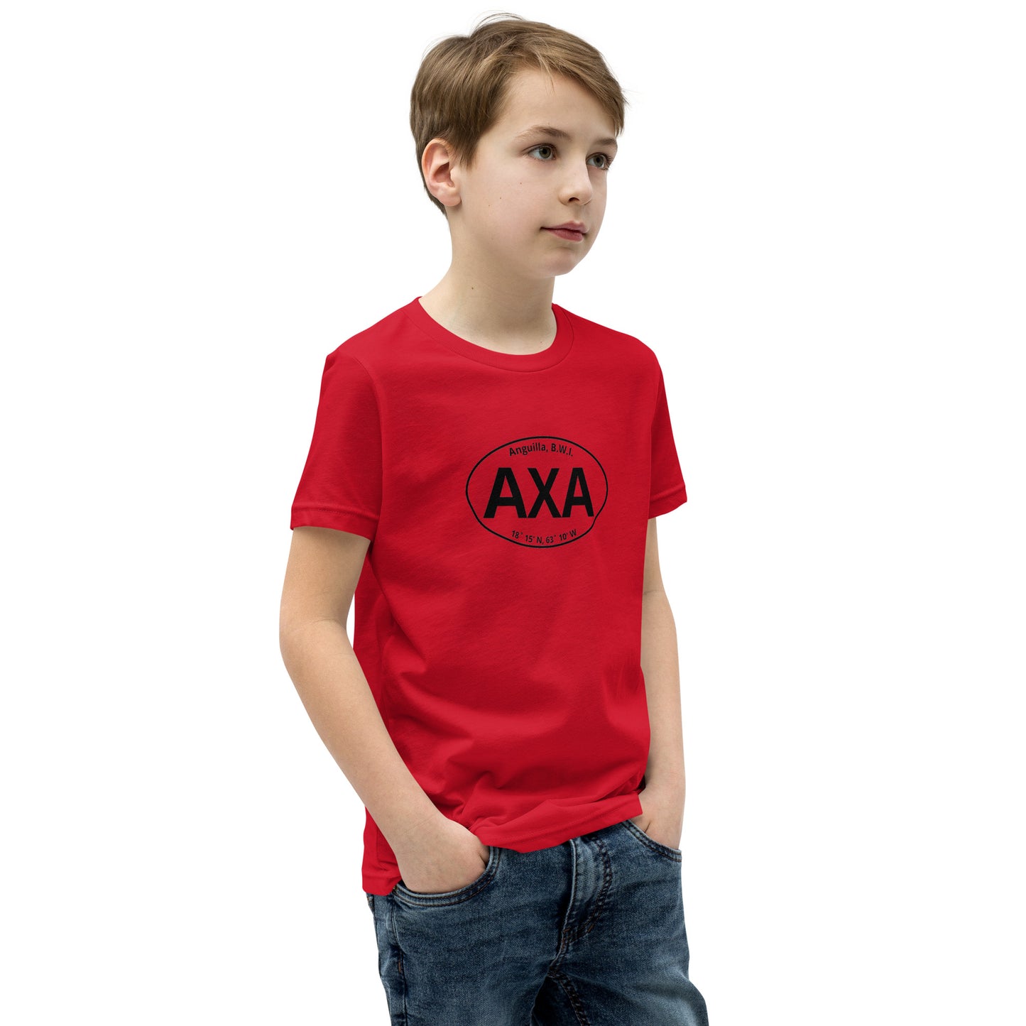 Anguilla AXA Euro Youth Short Sleeve T-Shirt